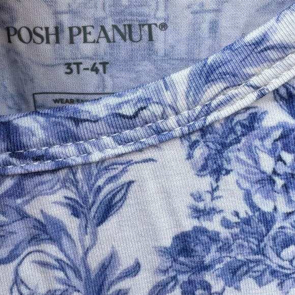 NWT Posh Peanut Briar Long Sleeve Pajamas - Picture 3 of 5